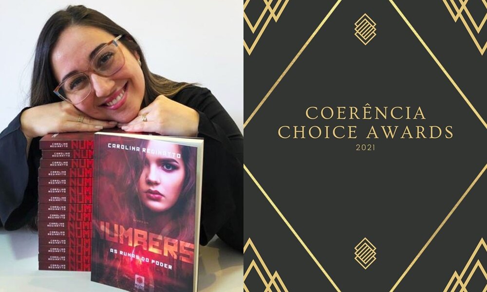 Livro de Carolina Reginatto no Coerência Choice Awards 2021